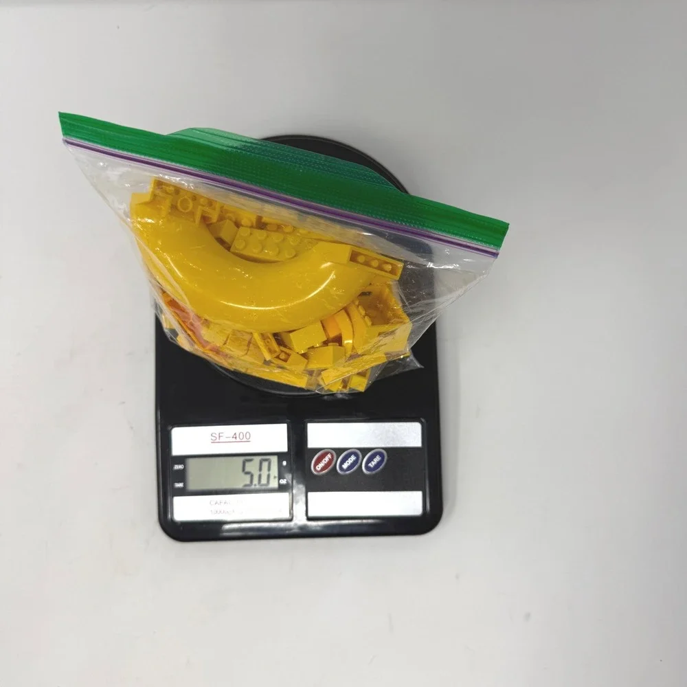 LEGO Bulk Bricks Parts Yellow 5.0 oz Lot Mixed Pieces Building Toy MOC